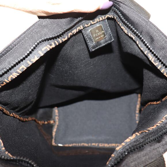 Vintage Fendi Black Nylon Logo Tote Bag - Picture 8 of 10